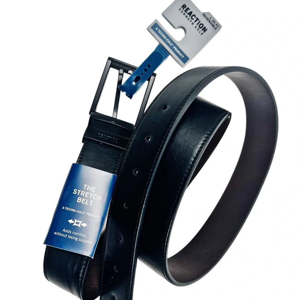 Kenneth Cole Men’s Techni-Cole Reversable Black/Brown Belt Sz. Lg.(38-40) NWT